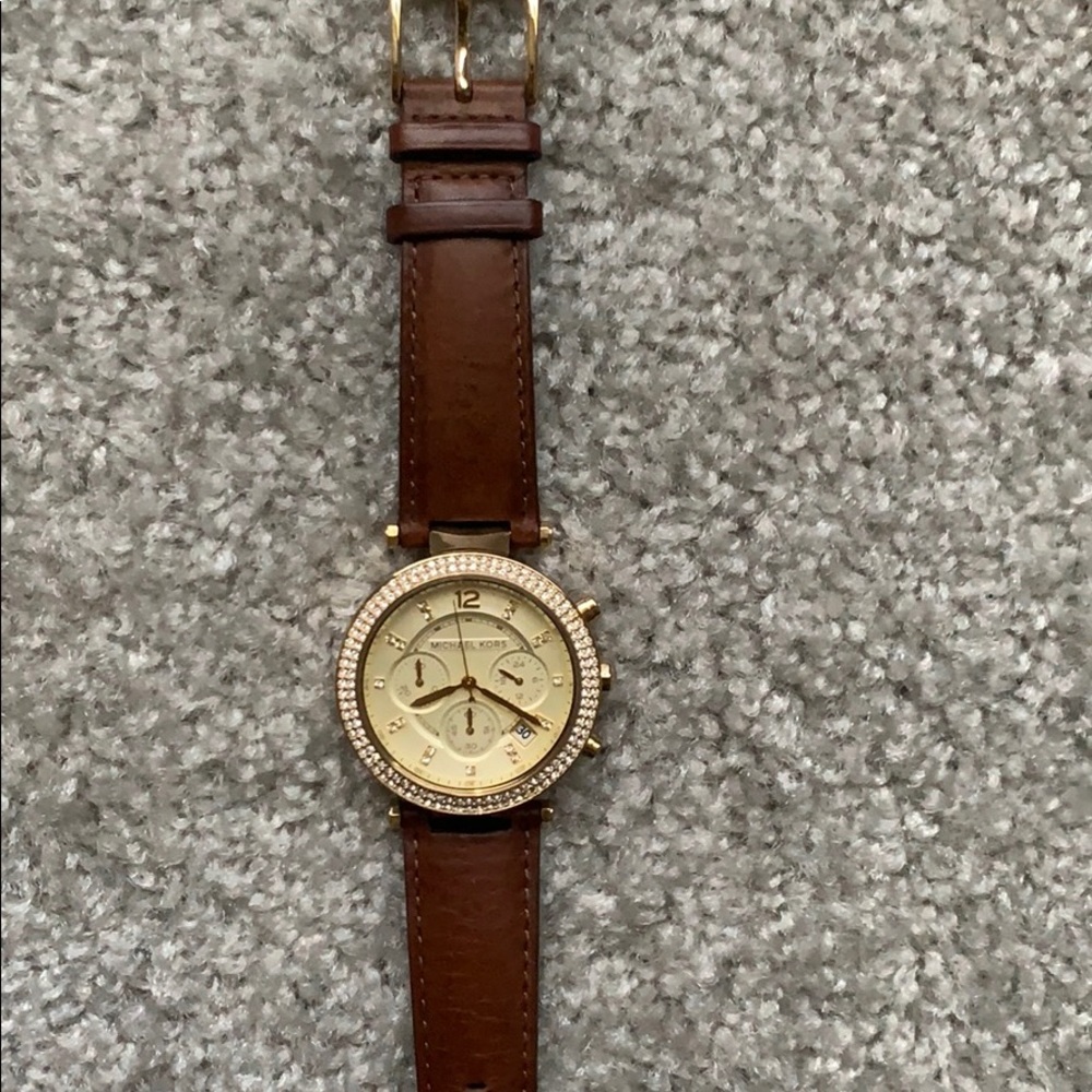Michael Kors Leather Watch